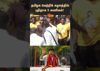 9 New Teams in TVK | Vijay | தமிழக வெற்றிக் கழகத்தில் புதிதாக 9 அணிகள் | Sunnews