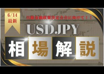 USDJPY日銀金融政策決定会合に向けて！！「6/14、最新USDJPY相場解説」～Miryonaire Tokyoプレゼンツ～