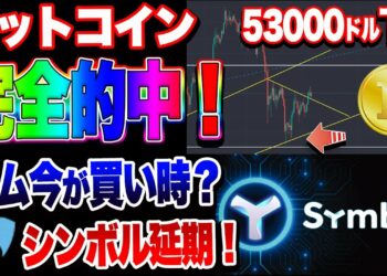 【仮想通貨】ビットコイン完全的中！シンボル延期！ネムは今が買い時？チャンス！！