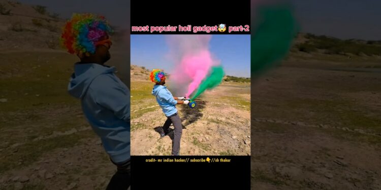 most popular holi gadget 🤯 part- 2 mr indian hacker #shorts