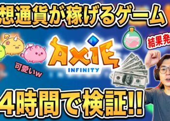 初日で$◯◯!! アクシーでいくら稼げるか検証してみた!【Axie Infinity #5】