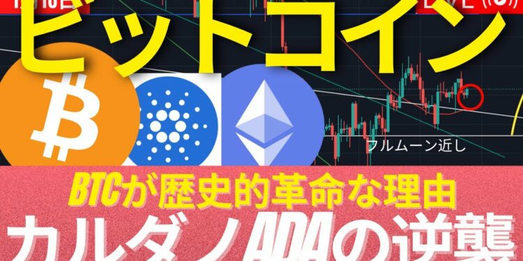 【1日1回投稿】カルダノADAが遂に上昇か？ビットコインが歴史的な革命である理由　 #BTC #ETH #仮想通貨