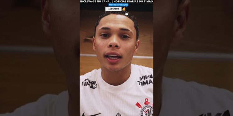 Dieguinho Fala da Estreia no Corinthians: Emoção Pura! 🖤🤍 #corinthians #futebol #timao