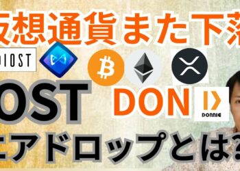 暗号資産 また下落⤵️IOST 保有者への Donnie Finance エアドロップ とは⁉️【仮想通貨 BTC ETH XRP IOST DON チャート分析】