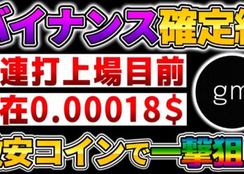 【仮想通貨】今が最高の仕込み時！大手取引所上場ラッシュ濃厚！ダイヤの原石コインで爆益狙い！【GM Wagmi】