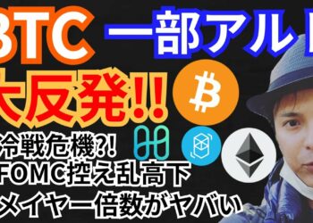 ビットコイン＆アルトコイン大反発‼️仮想通貨ニュース+BTC ETH ONE FTM チャート分析💹