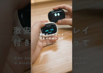 激安ディスプレイ付きイヤホンって本当に使えるの！？ #sanag  #イヤホン #ガジェット