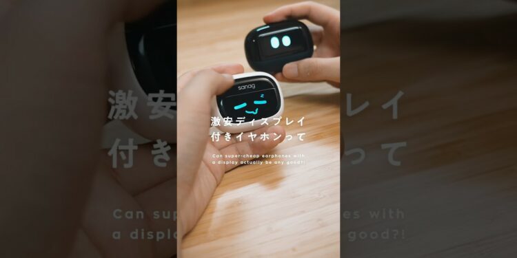 激安ディスプレイ付きイヤホンって本当に使えるの！？ #sanag  #イヤホン #ガジェット