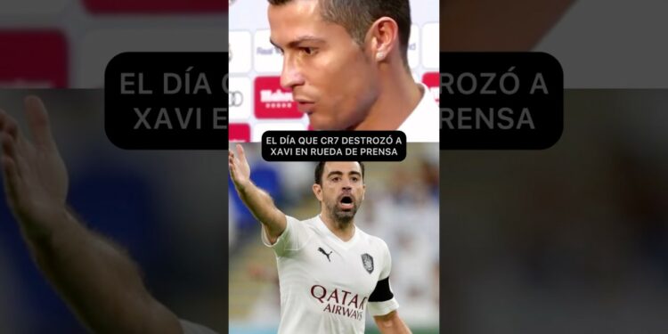 EL DÍA QUE CR7 DESTROZÓ A XAVI EN RUEDA DE PRENSA 🫣