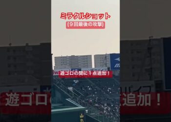 ミラクルショット(報道ステーションのスポーツニュースでもお馴染みの音源)智弁和歌山最後の攻撃