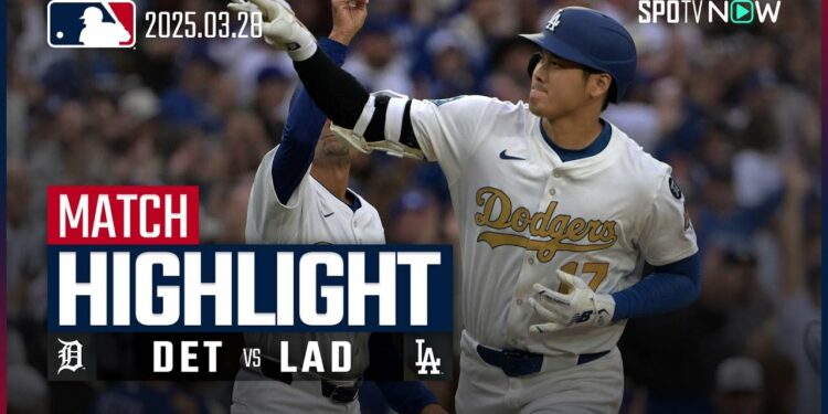 【大谷翔平、本国開幕戦で第2号ソロ！今季本拠地初HRが決勝点に】タイガースvsドジャース 試合ハイライト MLB2025シーズン 3.28