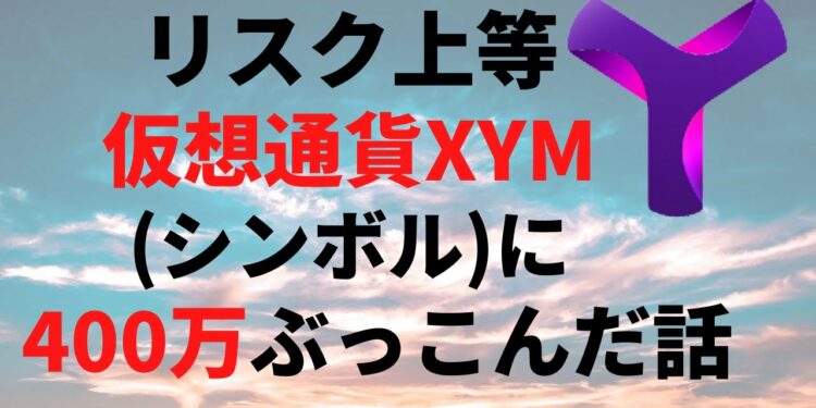 【仮想通貨】いざ勝負!!2021年の年末に仮想通貨バブルが到来すると見込んでxym 400万円ぶちこんだ!