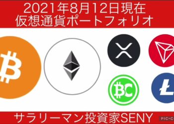 【仮想通貨】ポートフォリオ紹介❗️BTC・ETH・XRP・TRX