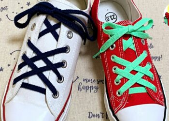 靴紐の結び方　[＃]の模様がかっこいい「ハッシュ結び」how to tie shoelaces （生活に役立つ！）／ 結び方ナビ 〜 How to tie 〜
