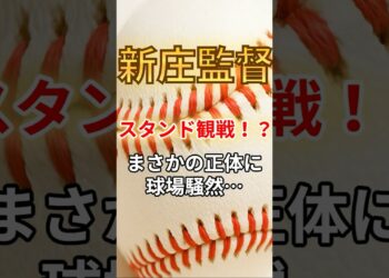 【新庄監督】が“スタンド観戦”!？まさかの正体に球場騒然！ #野球ニュース #野球 #新庄剛志