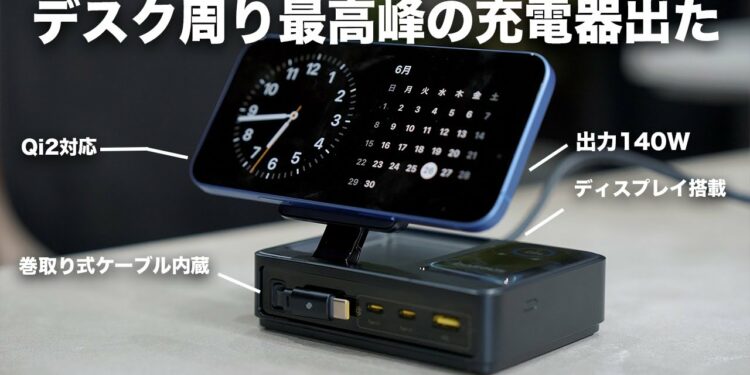 完全にロマンすぎる全部入り140W充電器出たぞ