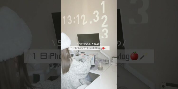 あいぽんデトックスdayなvlog🍎💻🪄 #一人暮らし #ガジェット #iPhone #スマホ #デジタルデトックス #vlog #フリーランス