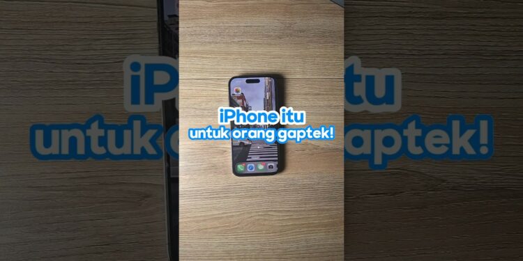 iPhone itu gadget paling ramah buat orang gaptek, emang iya? 🔥📱 #iPhone #Gadget #Gaptek