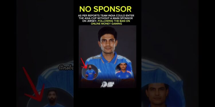 Team India To Play Asia Cup Without Sponsor? 🇮🇳 | Govt Ban On Gaming Hits BCCI Hard #shortfeed