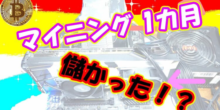 【2021】マイニング1カ月の成果発表！放置するだけで本当に金は稼げるのか？【ビットコイン】