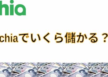 chiaマイニングでいくら儲かるか実際にお見せします