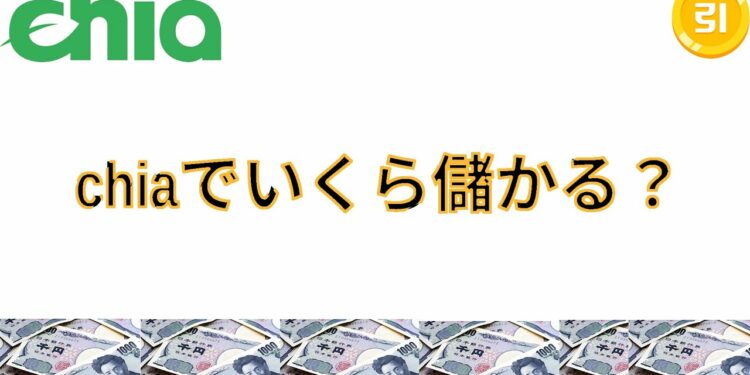 chiaマイニングでいくら儲かるか実際にお見せします