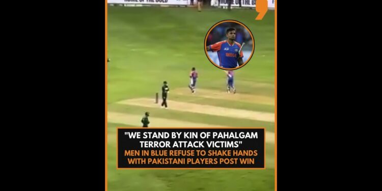 Team India Refuses to Shake Hands With Pakistan After Dubai Win | News9