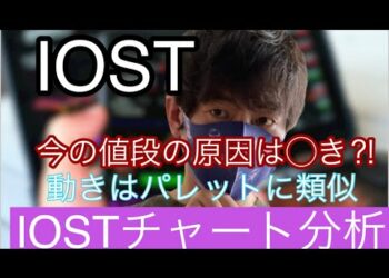 【IOST】今の値段の原因は◯き⁈動きはパレットに類似IOSTチャート分析#仮想通貨 #iost #btc