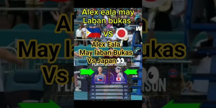 Breaking News Alex Eala Lalaban Bukas Kontra Japan 👀😱 #breakingnews #alexeala #tennistournament