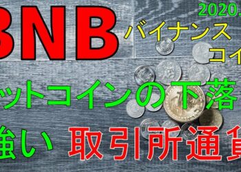 【仮想通貨バイナンスコイン（BNB）】ビットコインの下落に強い　取引所トークン。今後のシナリオをチャート分析3.1