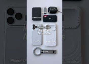 ミニマリスト愛用のiPhone17Pro周辺アクセサリー #iphone17pro #ガジェット #shorts