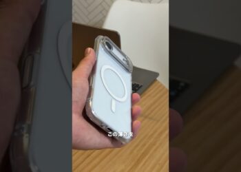 iPhone airの薄さはびっくり！　このケースを買えばぴったり！　#iphoneair #iphone17 #apple #ガジェット