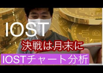 【IOST】決戦は月末にIOSTチャート分析#仮想通貨 #btc #iost