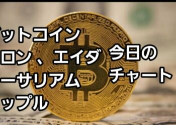 【仮想通貨初心者おじさん】8/30ビットコイン、エイダ、トロン、リップル、イーサリアム、午前のチャート