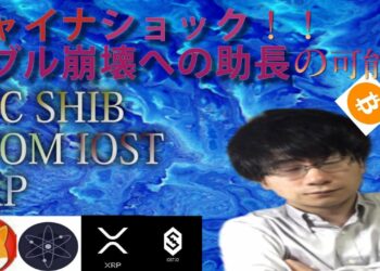 【仮想通貨ビットコイン，リップル，IOST,ATOM,SHIB】中国再度暗号資産への縛り強化、どうなる暗号資産の未来！？下落相場を活かし買い場を探そう！