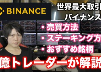 【仮想通貨　初心者講座】バイナンスでお金を増やそう！売買方法、ステーキングで金利を得る、おすすめ銘柄紹介