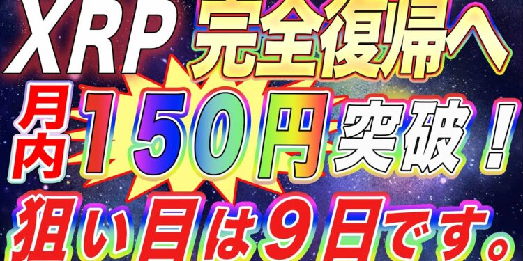【XRP150円復帰へ‼︎】大型イベントを控えるリップルが11月半ば価格上昇‼︎狙い目は9日です。【仮想通貨】【アルトコイン】