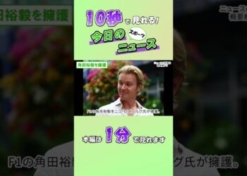 【スポーツニュース】角田裕毅を擁護【9月7日】