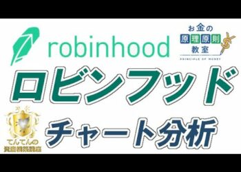ロビンフッド 株価チャート分析 2021年8月10日