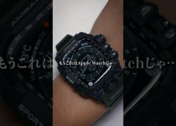 【神です！】これはもはやApple Watchではないです。ほぼG-SHOCKになるAmband M3スポーツバンド #ガジェット #デスク周り #ライフハック