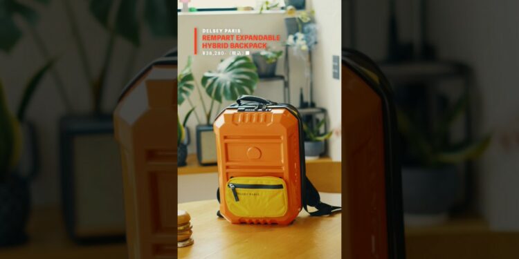 個性的なバックパック！　#delsey #バックパック #カバンの中身 #ガジェット