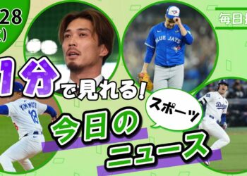 【山本由伸死闘ブルペン 他】スポーツニュースまとめ【10月28日】