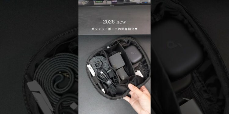 2026年最新版ガジェットポーチの中身紹介！What's in my gadget porch