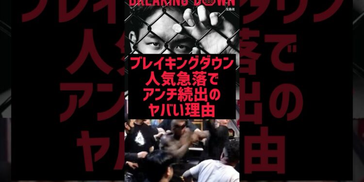 ブレイキングダウン､人気急落でアンチ続出のヤバい理由