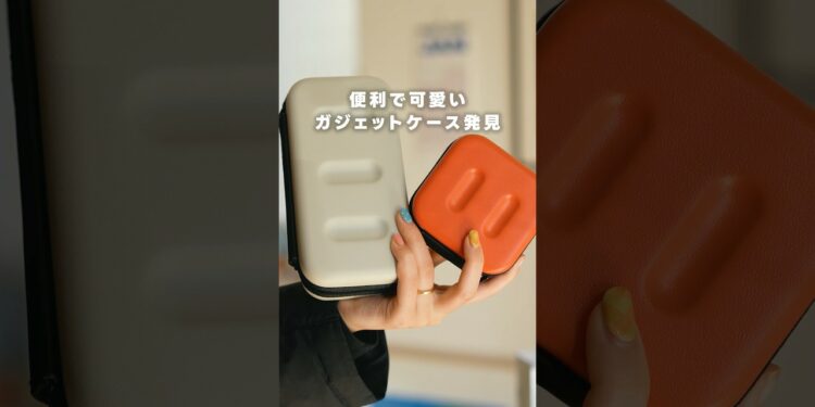 【nähe】理想的なガジェットケース見つけた!!なんとスーツケースと同じ素材!?#nähe #ガジェットポーチ #収納グッズ